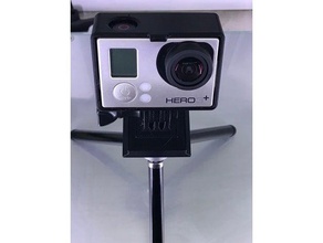 gopro quadro hero3 câmera 3d print model - Mito3D