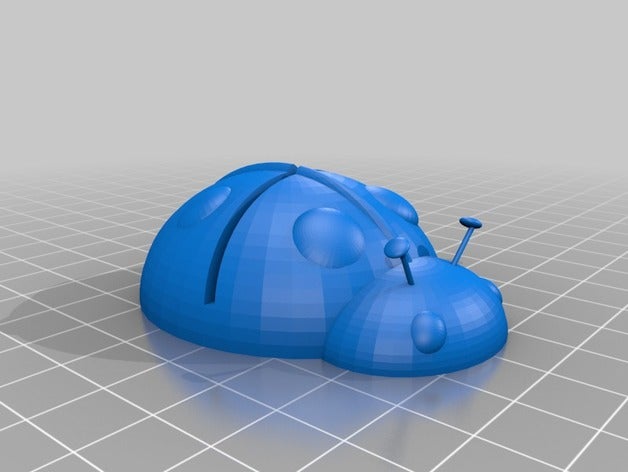 lady bug-Notiz-Halter 3d-drucken Marienkäfer Notiz Halter office-tool 3D print model - Mito3D