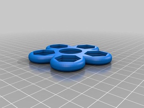 fidget spinner 5 1 2 nuts mechanical toys customized 3d print model - Mito3D