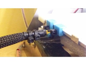 heatbed-Kabel-Halter 3d-Drucker Teile heatbed beheizte Bett p802 p802q zonestar 3d print model - Mito3D
