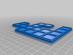 interlocking 8x8 chessboard 3d printing 3d print model - Mito3D