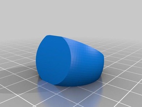 emp blank ring rings customized 3d print model - Mito3D