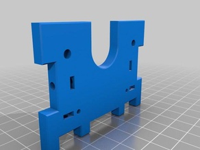 makerfarm x carriage shelf replacement 3d printer parts prusa i3v 3d print model - Mito3D