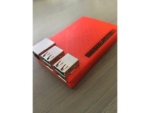 süper raspberry pi case sıkı elektronik durumda ahududu raspberrypi 3 konut 3d print model - Mito3D
