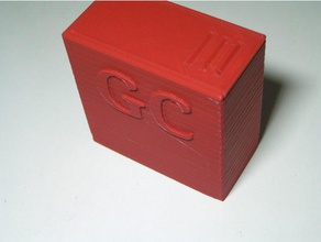 logbuch-box spor ve açık hava önbellek geocaching seyir defteri logbuch 3d print model - Mito3D