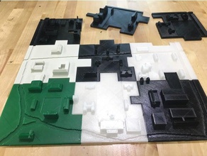 3d puzzle - unc campus puzzles blind 3d print model - Mito3D