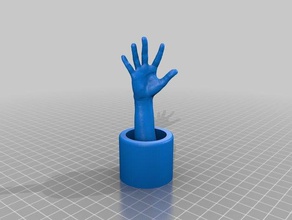 el bitki heykeller sanat 3d print model - Mito3D