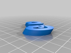 caro özelleştirilmiş iamburny benim organizasyon 3d print model - Mito3D