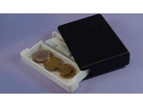 porte-monnaie boîte de 20 mm les conteneurs 3d print model - Mito3D