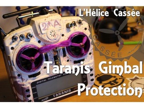 l'h lice cass e taranis gimbal protections r c vehicles 2ma fpv 3d printing helice casse h protection sd card stick x9 thomas saint georges tpu 3d print model - Mito3D