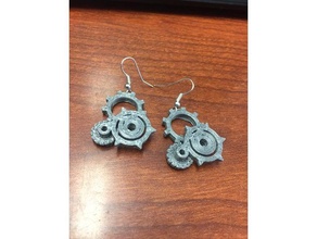 unique earrings 3d printer accessories 3d print model - Mito3D