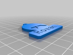atender creater chaveiros personalizado 3d print model - Mito3D