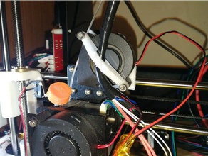 extruder-Kabel-Halter der vertikalen-fan 3d Drucker Zubehör anet a8 3d print model - Mito3D