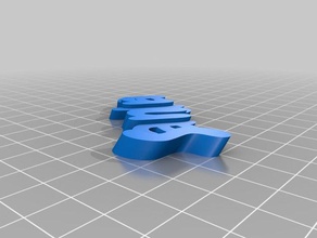 sandra minha personalizado iamburny s organização 3d print model - Mito3D