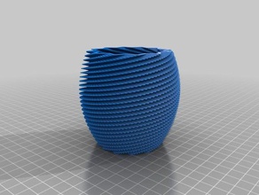 spiral vase Dekor kundengebundene 3d print model - Mito3D