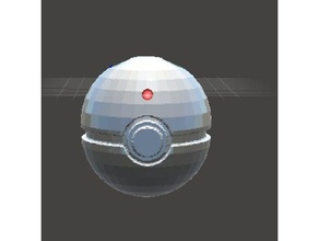pokeball chain keychain improved stability accessories 3d print model - Mito3D