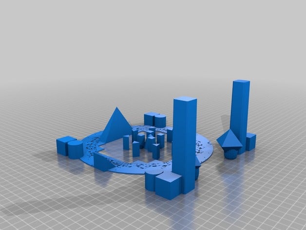 maestoso tempio La stampa 3d 3D print model - Mito3D