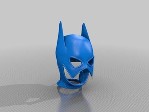 yarasa kız maskenin maske 3d baskı 3d print model - Mito3D