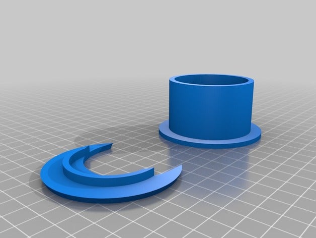 il mio personalizzato fili grommet office su misura 3D print model - Mito3D
