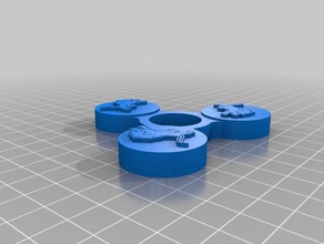 lion spinner 3d printing 3d print model - Mito3D