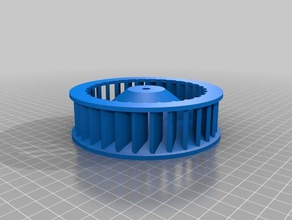 meine kundenspezifische zentrifugale Gebläse squirell-fan 3d Drucker Zubehör kundengebundene 3d print model - Mito3D