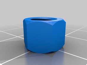 9mm nut parts customized 3d print model - Mito3D