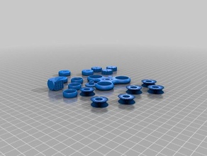 fidget spinner many different sized bearings don't know which ones fit 3d printing 3d print model - Mito3D