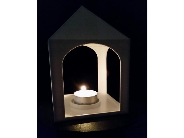 led tea light candle holder decor decoration household 3D print model - Mito3D