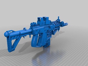smg pistola qualunque cosa modelli la modello di arma 3d print model - Mito3D