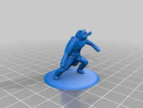 catfolk ranger remix le creature 3d print model - Mito3D
