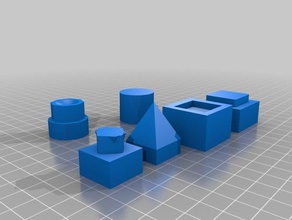 l'accrochage des blocs sculptures 3d print model - Mito3D