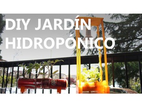 jard n hidrop nico por menos 7 usd açık ve bahçe casa cr10 bitkileri cultivos diy büyümek hogar ev hidrofonik sembrar 3d print model - Mito3D