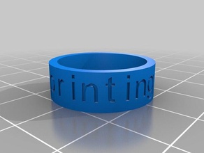 mac anel anéis personalizado 3d print model - Mito3D