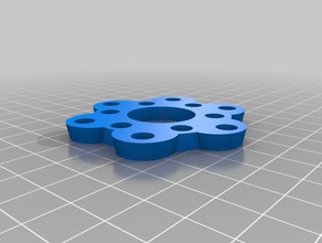 flor fidget spinner La impresión en 3d aloha hilanderos los 3d print model - Mito3D
