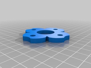 çiçek fidget spinner 3d baskı aloha spinners 3d print model - Mito3D
