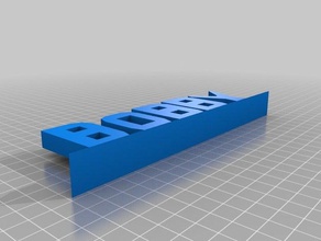 bobby name 3d printing tests 3d print model - Mito3D