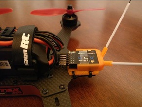 250 frsky x4r -sb alıcı mount vortex r c araçlar drone bağlayın pro 3d print model - Mito3D