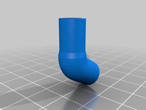 personalizzato angolo di piegatura del tubo dell'unione parti ricambio 3d print model - Mito3D