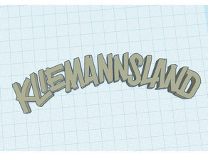 kliemannsland logo 3d print model - Mito3D