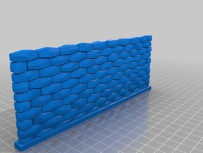 meine angepasste Stein Wand Requisiten kundengebundene 3d print model - Mito3D