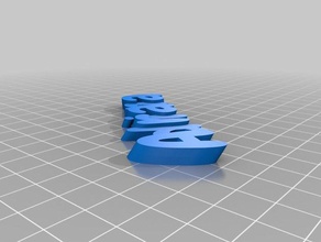 adriana my customized iamburny's organization 3d print model - Mito3D