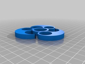 yin-yang 20 penny spinner mekanik oyuncaklar özelleştirilmiş 3d print model - Mito3D