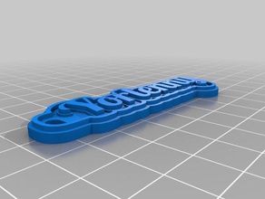 yorleny Schlüsselanhänger kundengebundene 3d print model - Mito3D