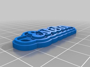 estela keychains customized 3d print model - Mito3D
