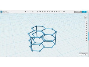 graphite structure L'impression 3d techb 3d print model - Mito3D