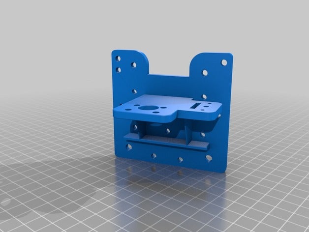 modular carriage 40x20 rails - tarantula plate 3d printer parts 40x20mm bltouch mount tevo x-carriage x 3D print model - Mito3D