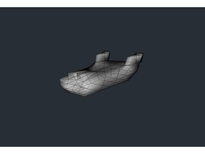 boat future vehicles toy 3d print model - Mito3D