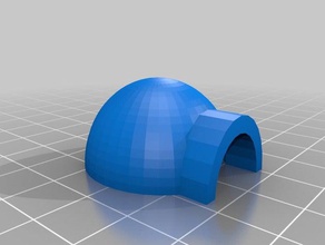igloo davies L'impression 3d 3d print model - Mito3D