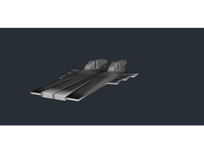 saratoga class space ship vehicles toy 3d print model - Mito3D