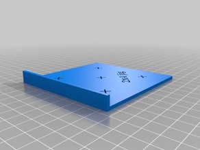 2x4 escareador parafuso de marcação do gabarito A impressão 3d 3d print model - Mito3D